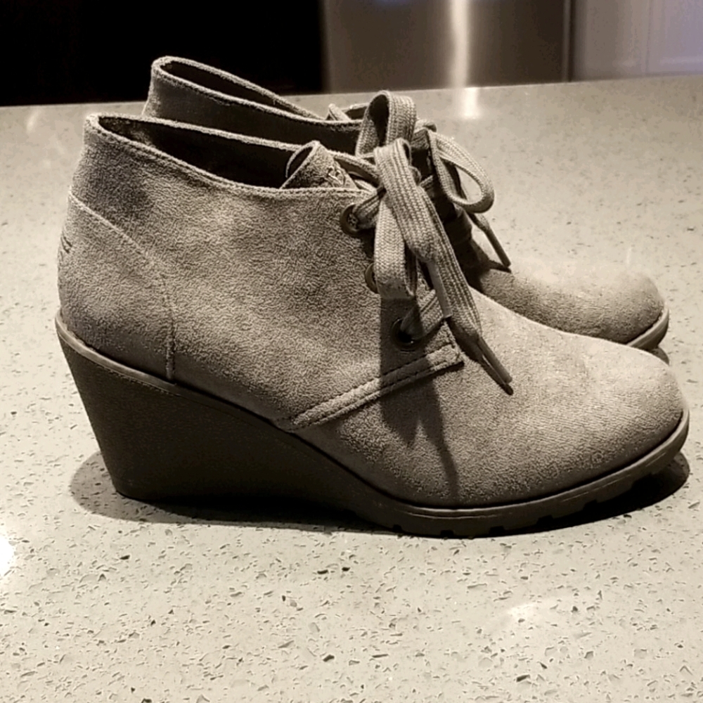 BOBS wedge ankle booties